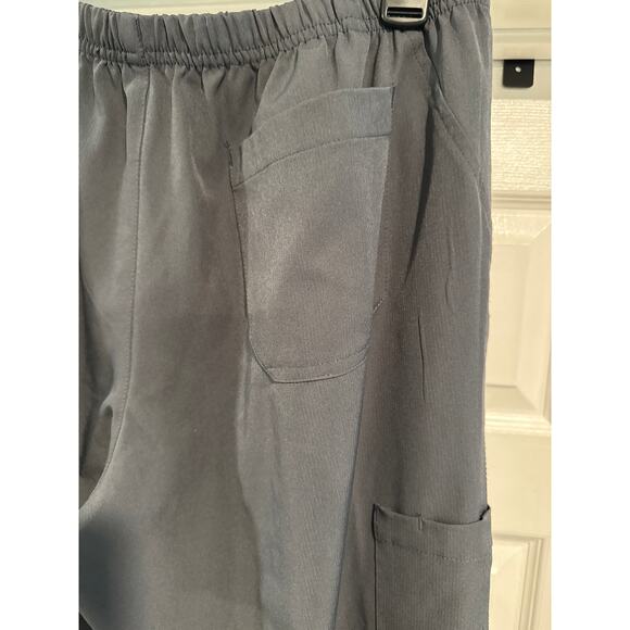 Skechers Barco Scrub Pants Gray Men's Large - Picture 5 of 11